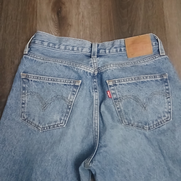 Levi's 501 Button Fly Women's Straight Jeans Size 27 X 30 - Picture 6 of 9